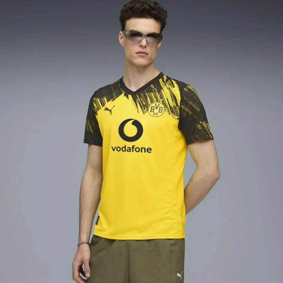 BVB Home Replica with Sponsor Herren T-Shirt