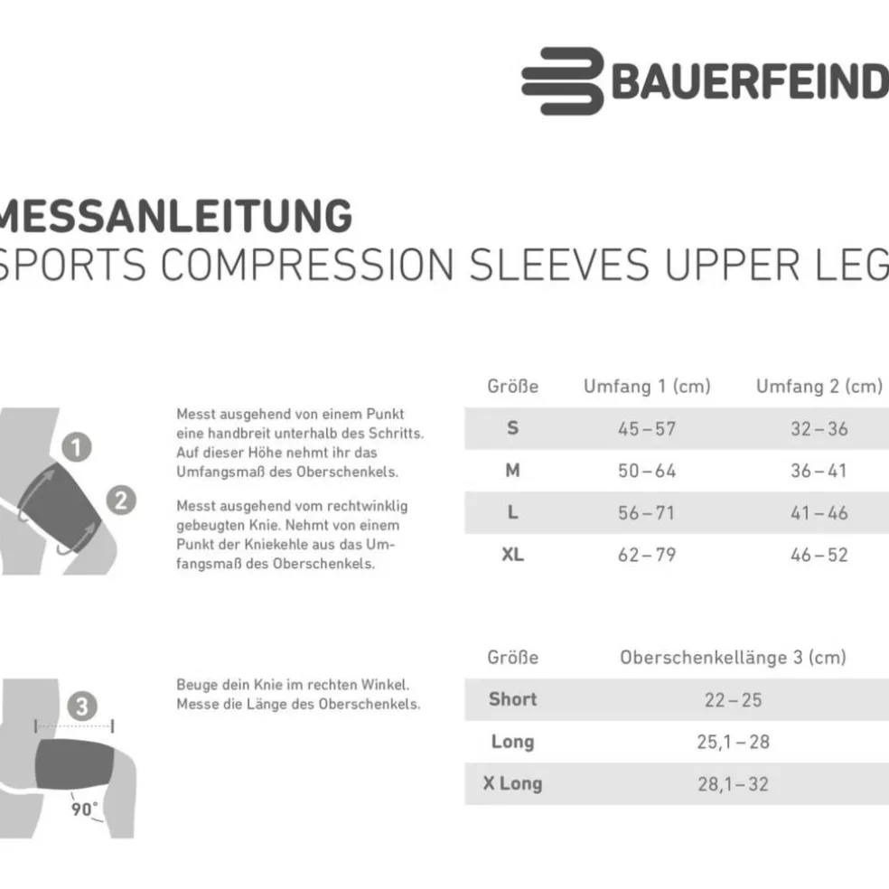 Compression Upper Leg Long Unisex Strümpfe