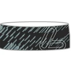 Elastic Open Cut Unisex Stirnband