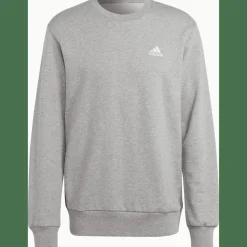 Essentials French Terry Embroidered Small Logo Sweatshirt Herren Sweatshirt