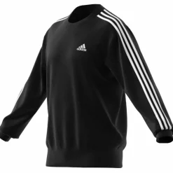 Essentials French Terry 3-Streifen Sweatshirt Herren Sweatshirt