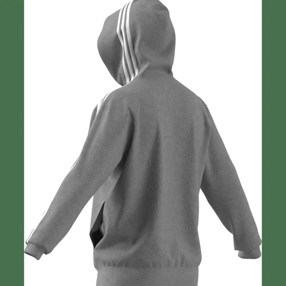Essentials French Terry 3-Streifen Kapuzensweater Herren Kapuzensweater