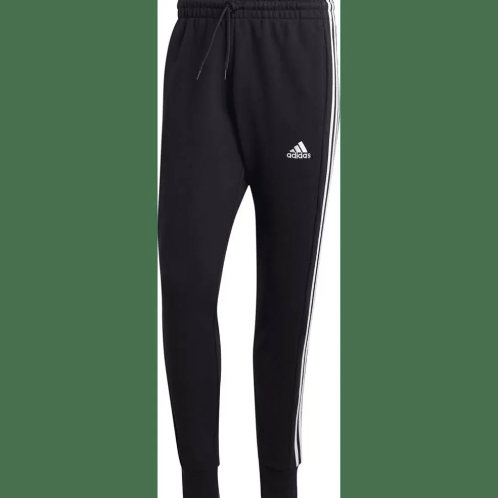 Essentials French Terry Tapered Cuff 3-Streifen Herren Hose