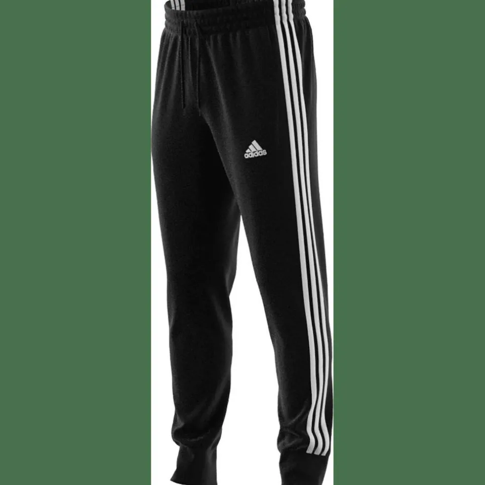 Essentials French Terry Tapered Cuff 3-Streifen Herren Hose