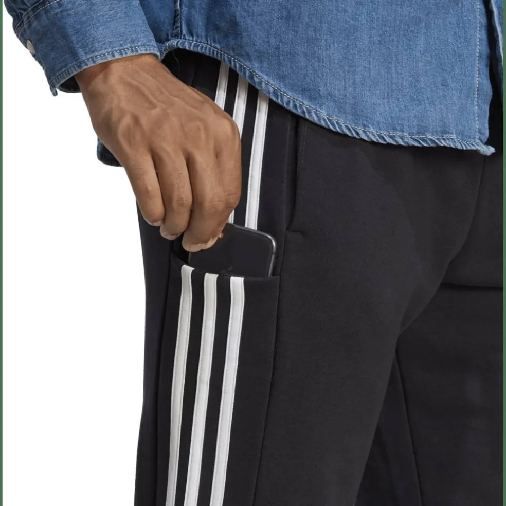 Essentials French Terry Tapered Cuff 3-Streifen Herren Hose