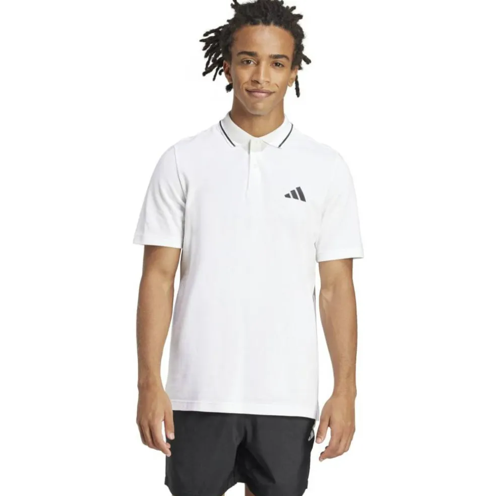 Essentials Small Logo Piqué Herren Poloshirt