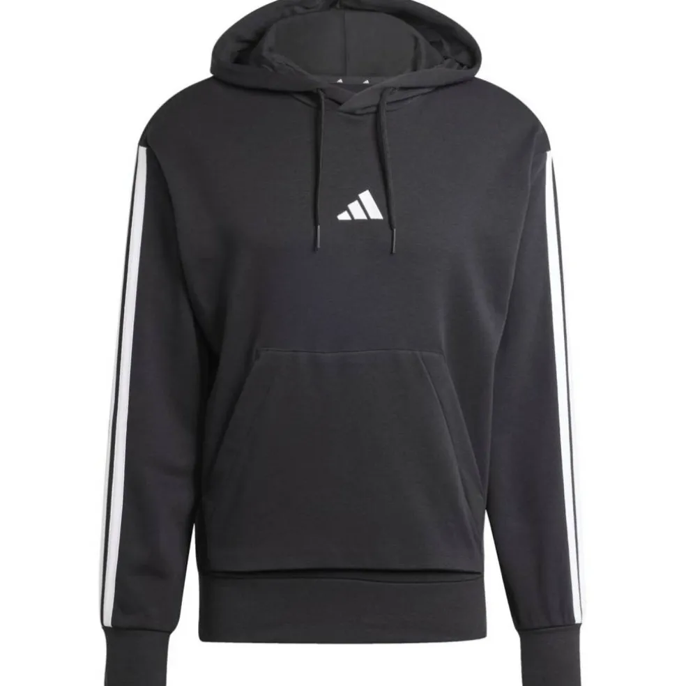 Essentials 3-Streifen French Terry Herren Kapuzensweater