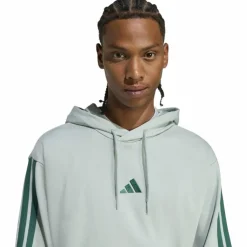 Essentials 3-Streifen French Terry Herren Kapuzensweater