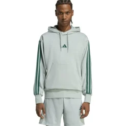 Essentials 3-Streifen French Terry Herren Kapuzensweater