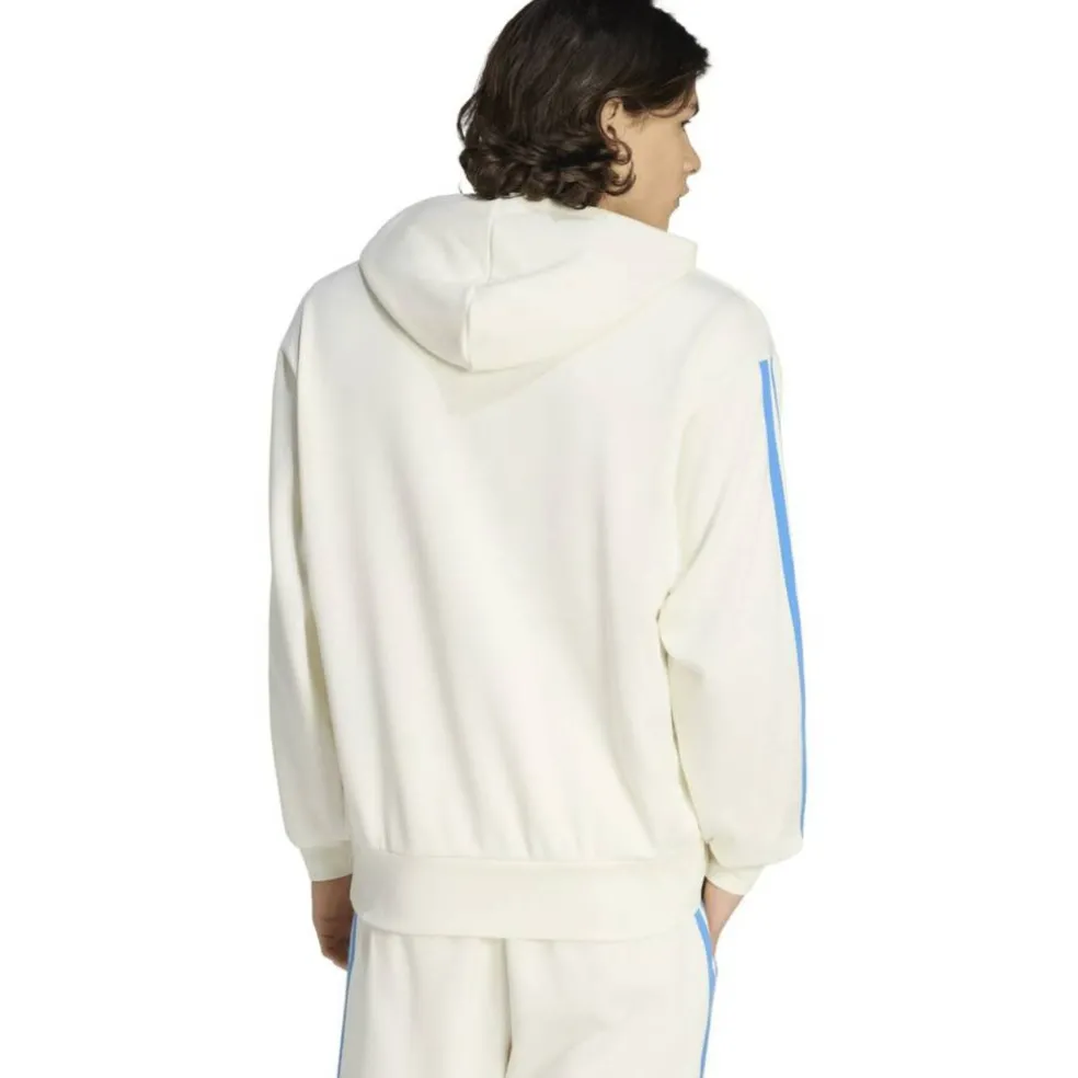 Essentials 3-Streifen French Terry Herren Kapuzensweater