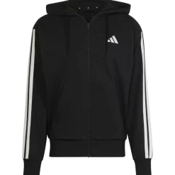 Essentials 3-Streifen French Terry Herren Kapuzensweater