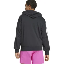 Essentials 3-Streifen French Terry Herren Kapuzensweater