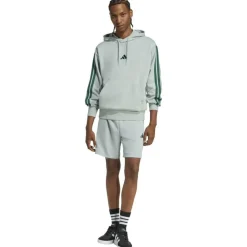 Essentials 3-Streifen French Terry Herren Shorts