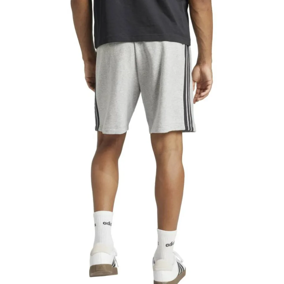 Essentials 3-Streifen French Terry Herren Shorts