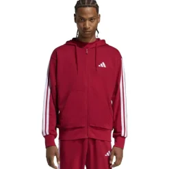 Essentials 3-Streifen French Terry Herren Kapuzensweater