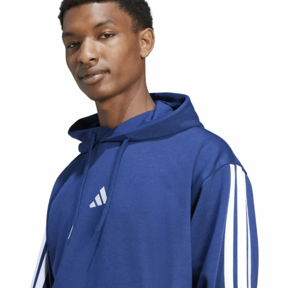 Essentials 3-Streifen Herren Kapuzensweater