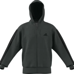 Essentials 3-Streifen Herren Kapuzensweater
