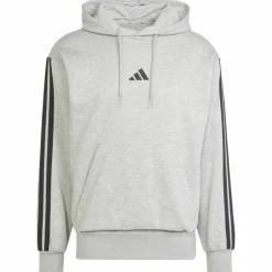 Essentials 3-Streifen Herren Kapuzensweater
