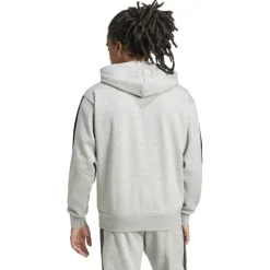 Essentials 3-Streifen Herren Kapuzensweater