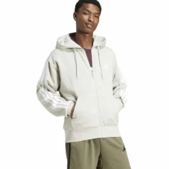 Essentials 3-Streifen Herren Kapuzensweater