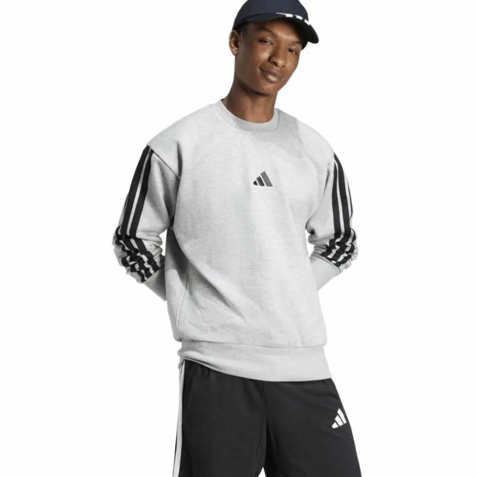 Essentials 3-Streifen Herren Sweatshirt