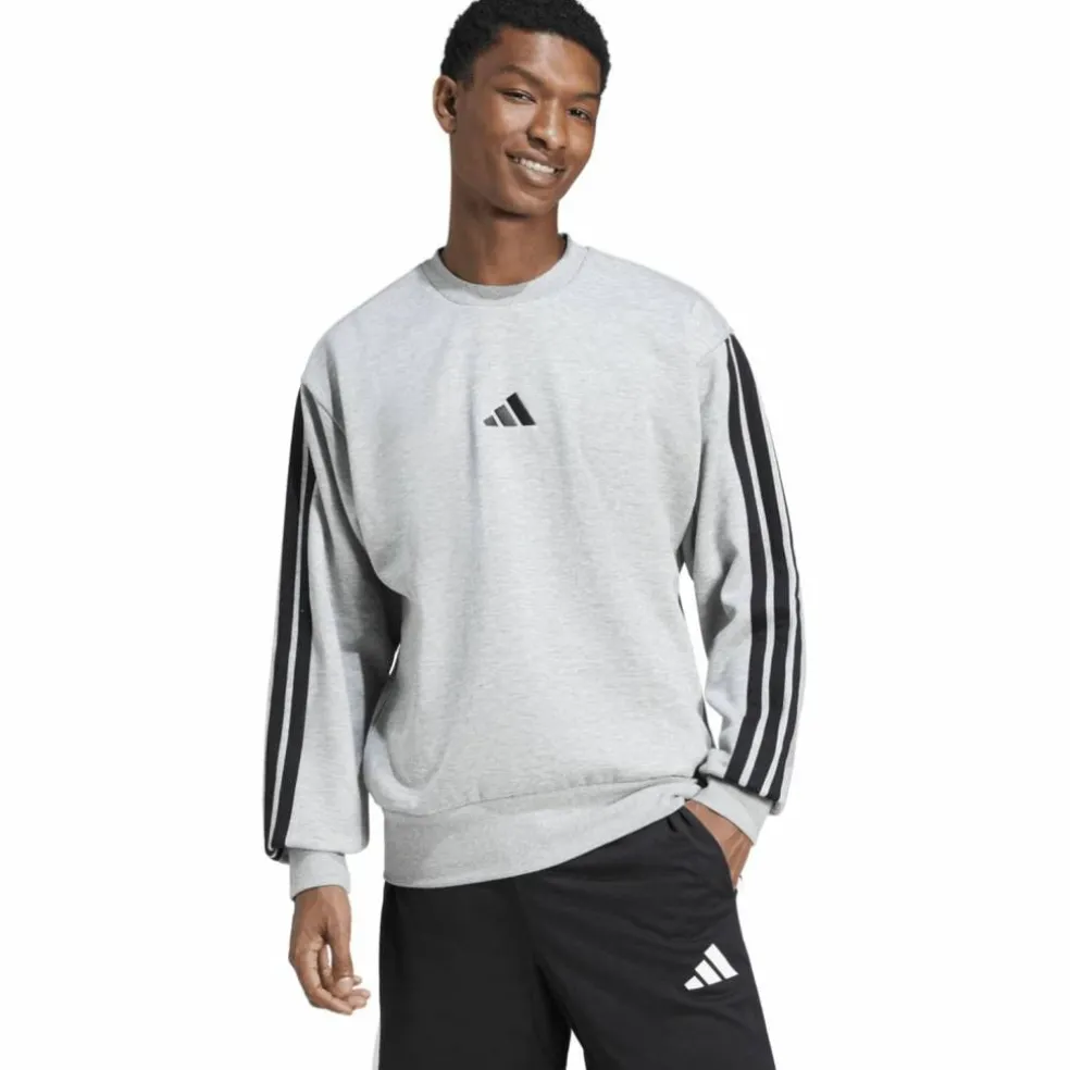 Essentials 3-Streifen Herren Sweatshirt
