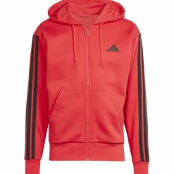 Essentials 3-Streifen Herren Kapuzensweater
