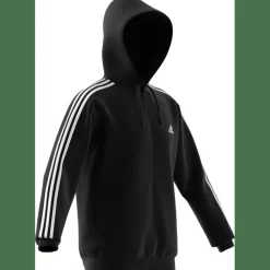 Essentials 3-Streifen Kapuzenjacke Herren Kapuzensweater
