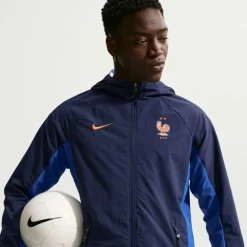 Frankfreich AwayF Woven Herren Fußballjacke
