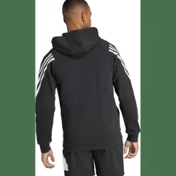 Future Icons 3-Streifen Kapuzenjacke Herren Kapuzensweater