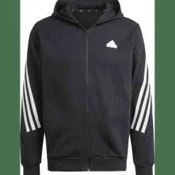 Future Icons 3-Streifen Kapuzenjacke Herren Kapuzensweater