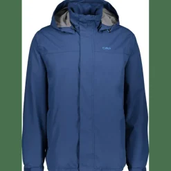 Jacket Snaps Hood Herren Regenjacke