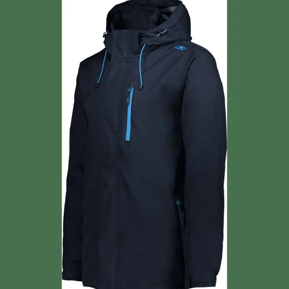 Jacket Zip Hood With Ventilation Herren Regenjacke