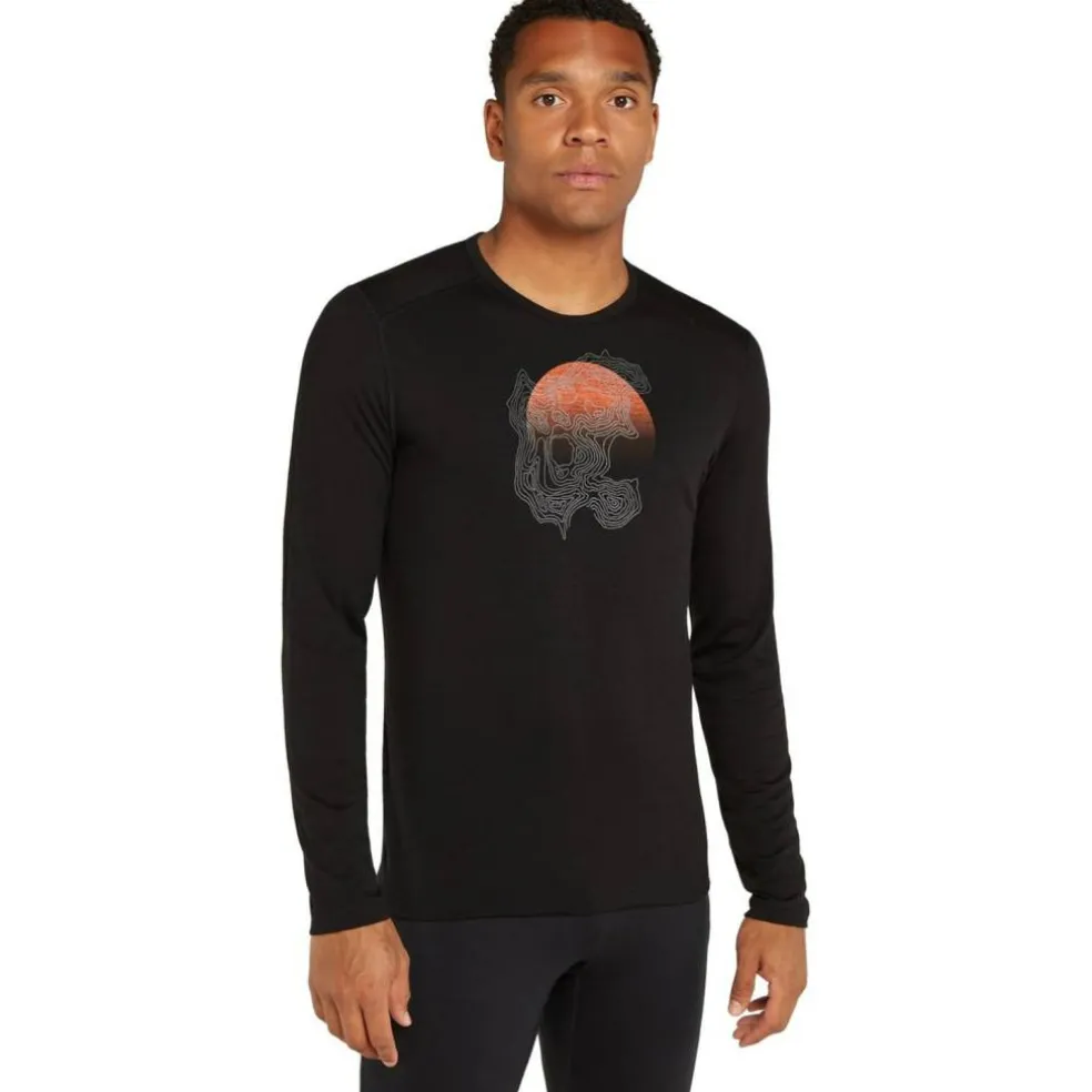 Merino 200 Oasis Crewe Ruapehu Round Herren Unterhemd