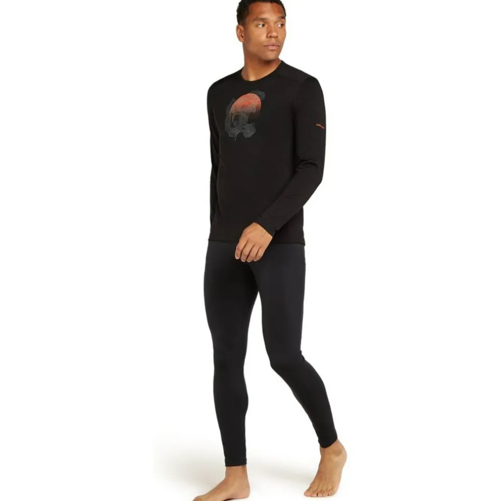 Merino 200 Oasis Crewe Ruapehu Round Herren Unterhemd