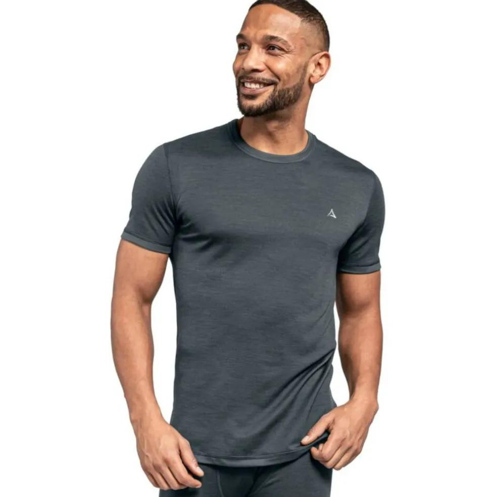 Merino Sport 1/2 Arm Herren Unterhemd