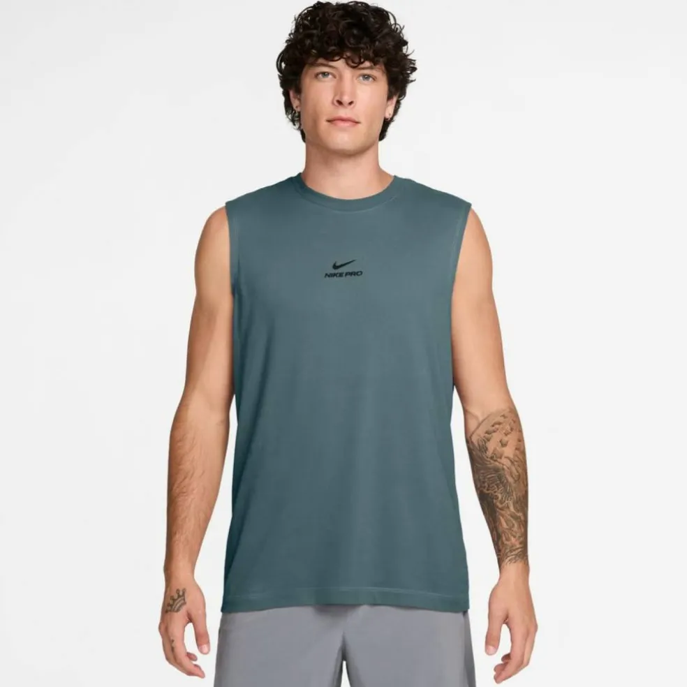 Pro Sleeveless Training Herren Kapuzensweater