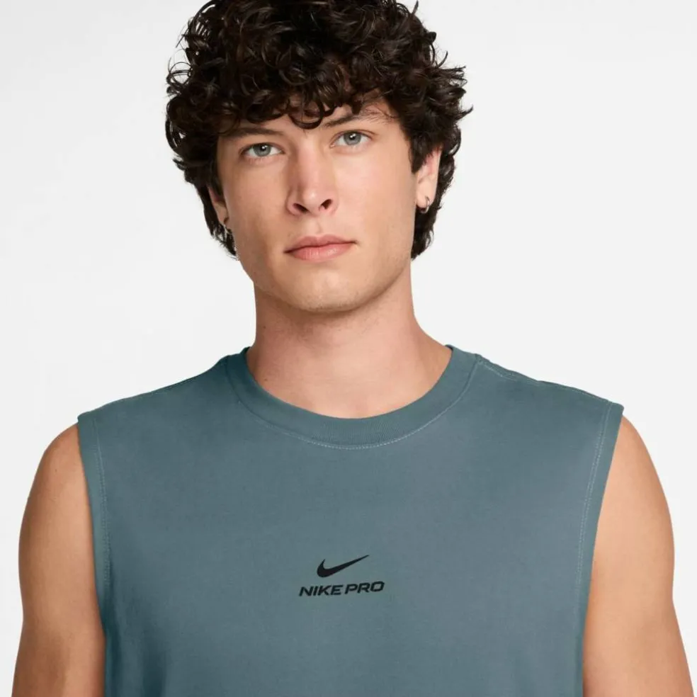 Pro Sleeveless Training Herren Kapuzensweater