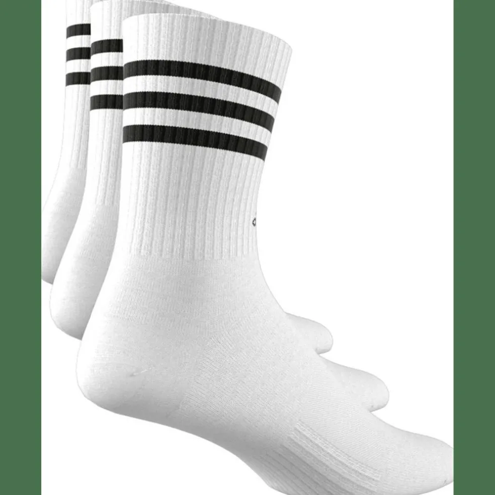 3-Streifen Cushioned Crew 3er-Pack Unisex Socken