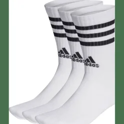 3-Streifen Cushioned Crew 3er-Pack Unisex Socken