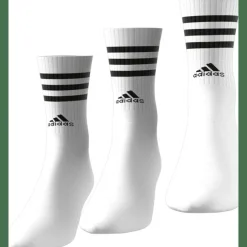 3-Streifen Cushioned Crew 3er-Pack Unisex Socken