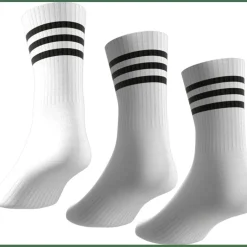 3-Streifen Cushioned Crew 3er-Pack Unisex Socken