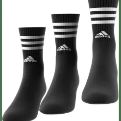 3-Streifen Cushioned Crew 3er-Pack Unisex Socken