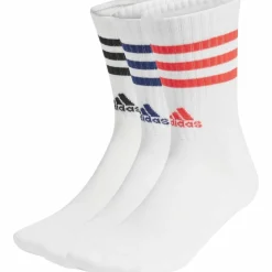 3-Streifen Cushioned Crew 3er-Pack Unisex Socken