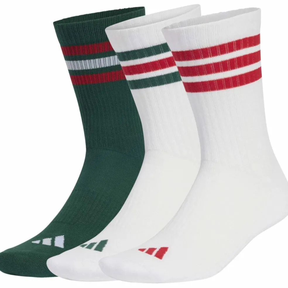 3-Stripes Cushioned Sportswear Crew Socks 3er-Pack Unisex Socken