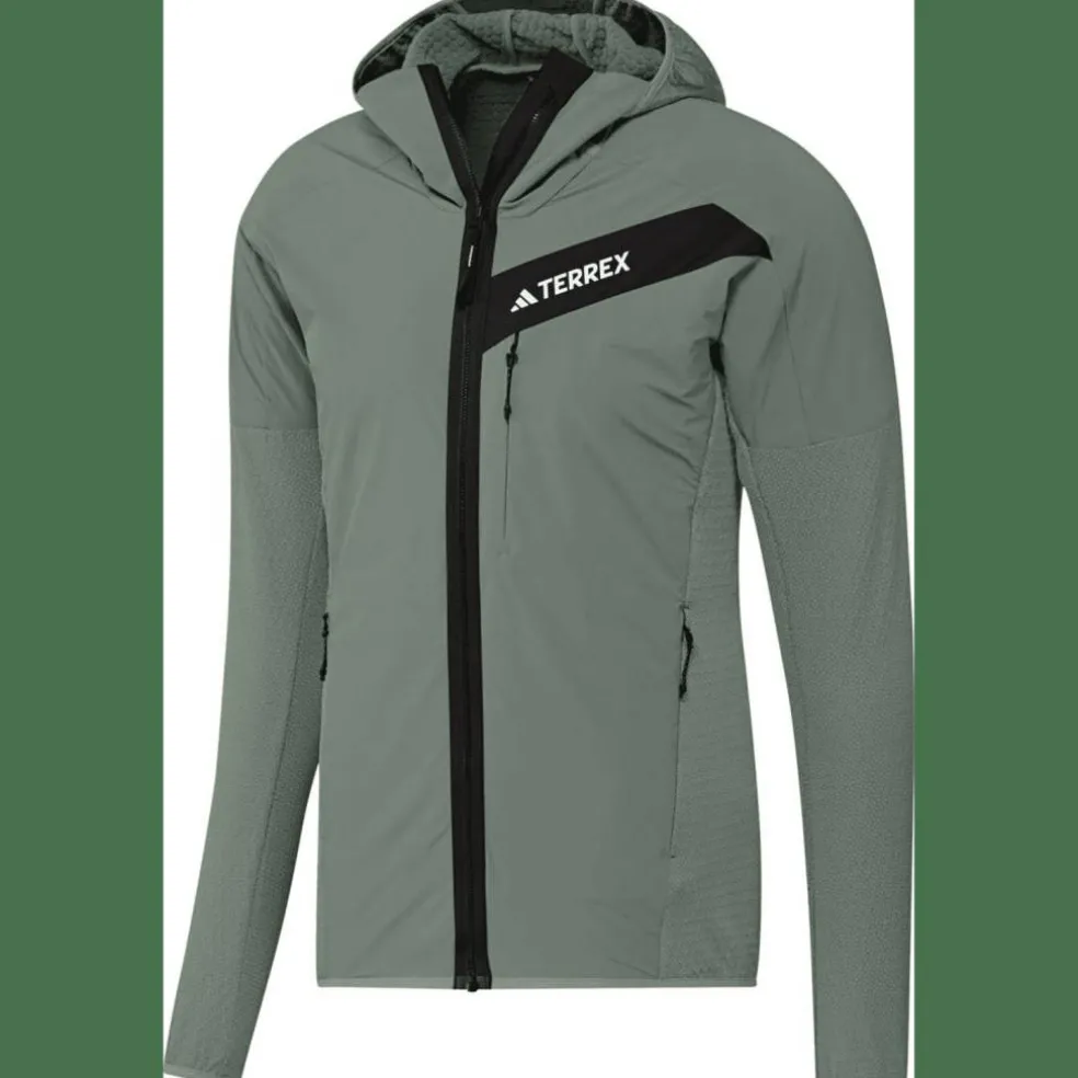 Terrex Techrock Hooded Wind Fleecejacke Herren Jacke