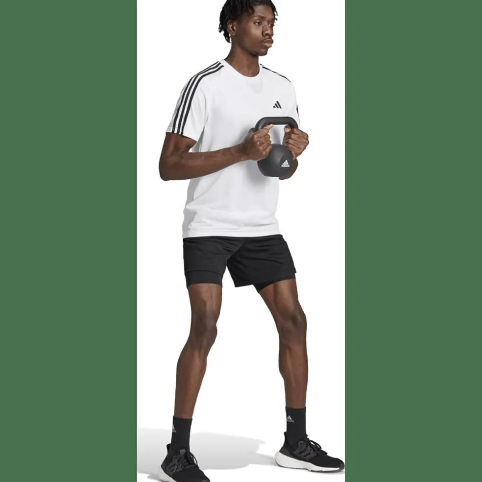 Train Essentials 3-Streifen Training Herren T-Shirt