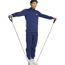 Workout Essentials All-Set 3-Stripes Knit Track TOP Herren Jacke