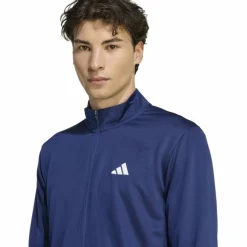 Workout Essentials All-Set 3-Stripes Knit Track TOP Herren Jacke